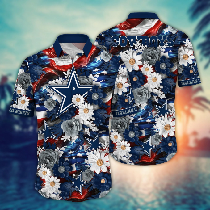 Dallas Cowboys Nfl Hawaii Shirt Independence Day, Summer Shirts 1