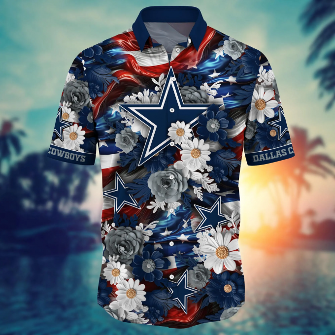 Dallas Cowboys Nfl Hawaii Shirt Independence Day, Summer Shirts 3