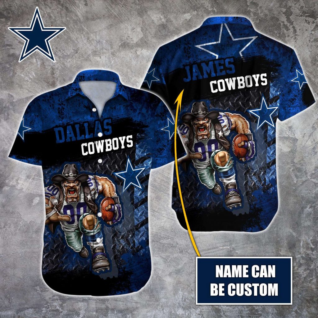 Dallas Cowboys Nfl-Hawaiian Shirt Custom 2