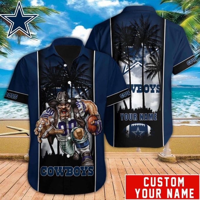 Dallas Cowboys Nfl-Hawaiian Shirt Custom 1