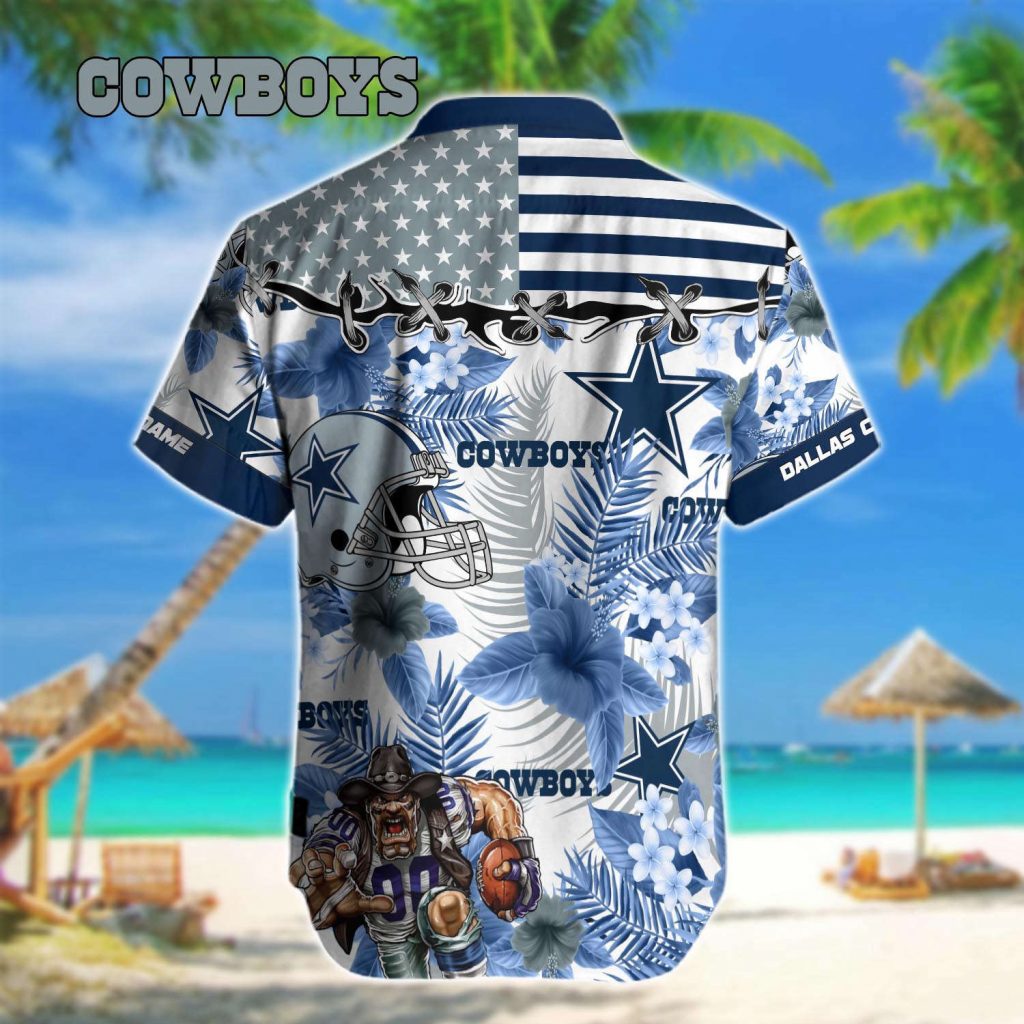 Dallas Cowboys Nfl-Hawaiian Shirt Custom