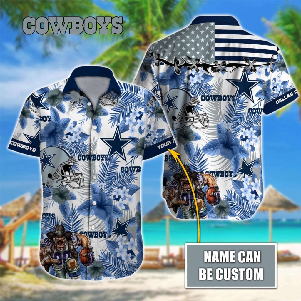 Dallas Cowboys Nfl-Hawaiian Shirt Custom