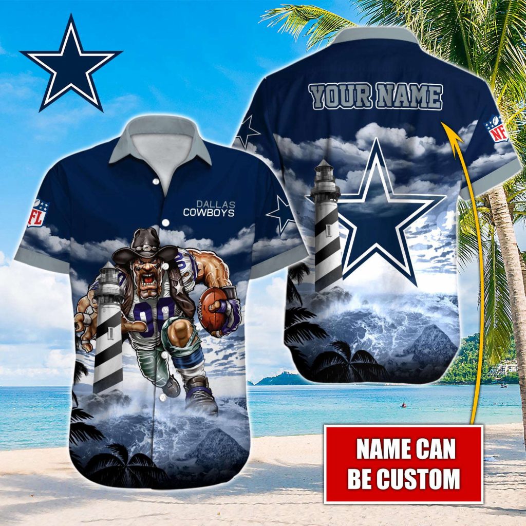 Dallas Cowboys Nfl-Hawaiian Shirt Custom 4