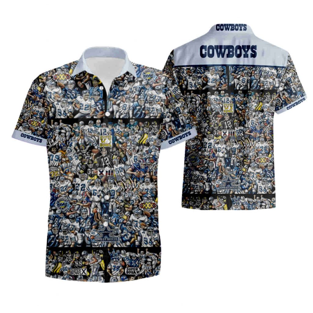 Dallas Cowboys Sport Aloha Hawaiian Shirt Summer Shirt 8