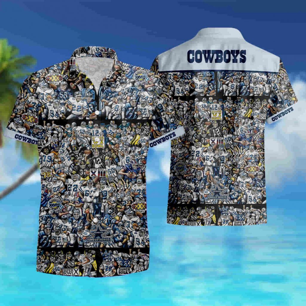 Dallas Cowboys Sport Aloha Hawaiian Shirt Summer Shirt 10