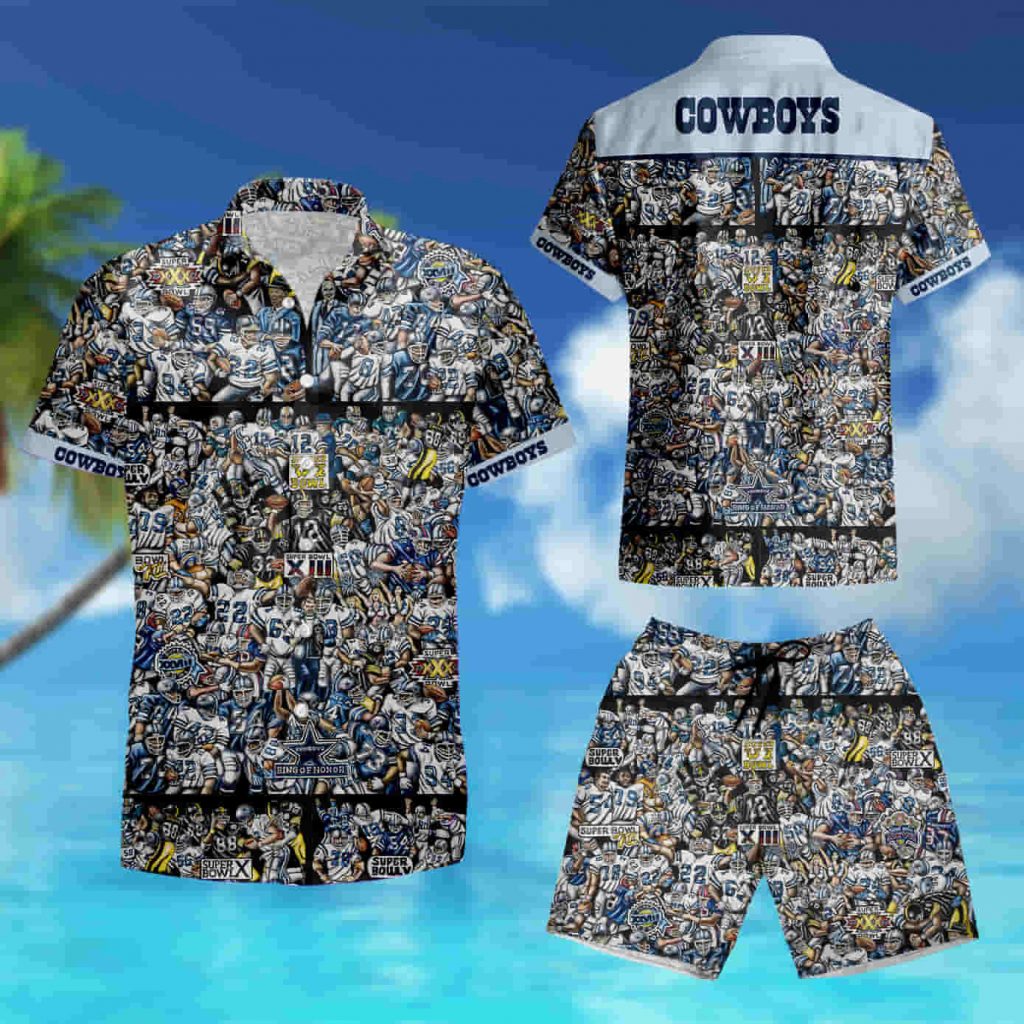Dallas Cowboys Sport Aloha Hawaiian Shirt Summer Shirt 14