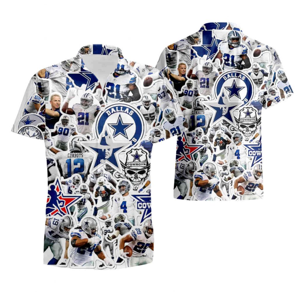 Dallas Cowboys Team Regular Fit Hawaiian Shirt Summer Shirt 10