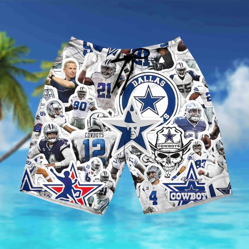 Dallas Cowboys Team Regular Fit Hawaiian Shirt Summer Shirt 14