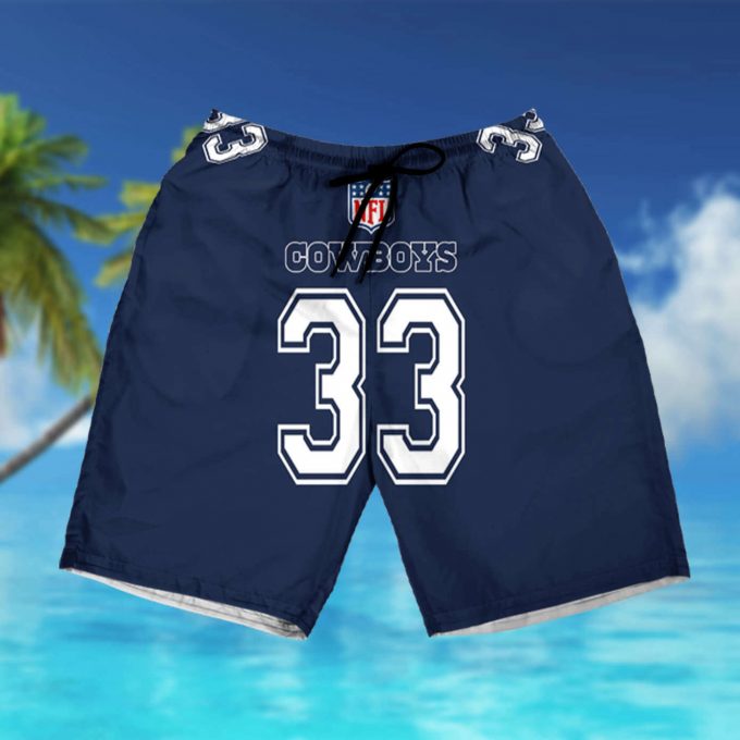 Dallas Cowboys Tony Dorsett 33 Great Player Hawaiian Shirt Summer Shirt 1