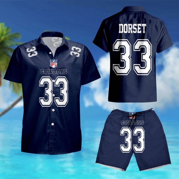 Dallas Cowboys Tony Dorsett 33 Great Player Hawaiian Shirt Summer Shirt 4