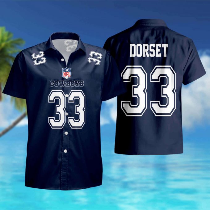 Dallas Cowboys Tony Dorsett 33 Great Player Hawaiian Shirt Summer Shirt 5