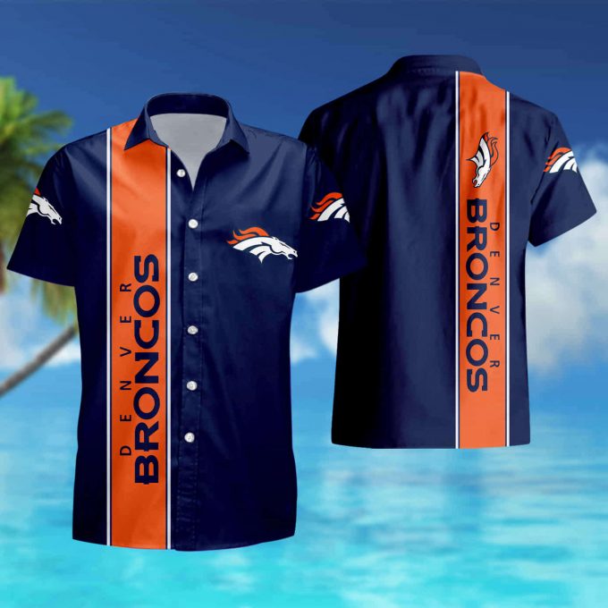 Denver Broncos Football Up Hawaiian Shirt Summer Shirt 3