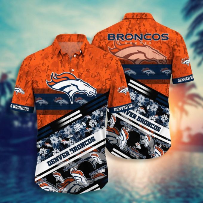 Denver Broncos Hawaiian Aloha Shirt For Fans 12 1