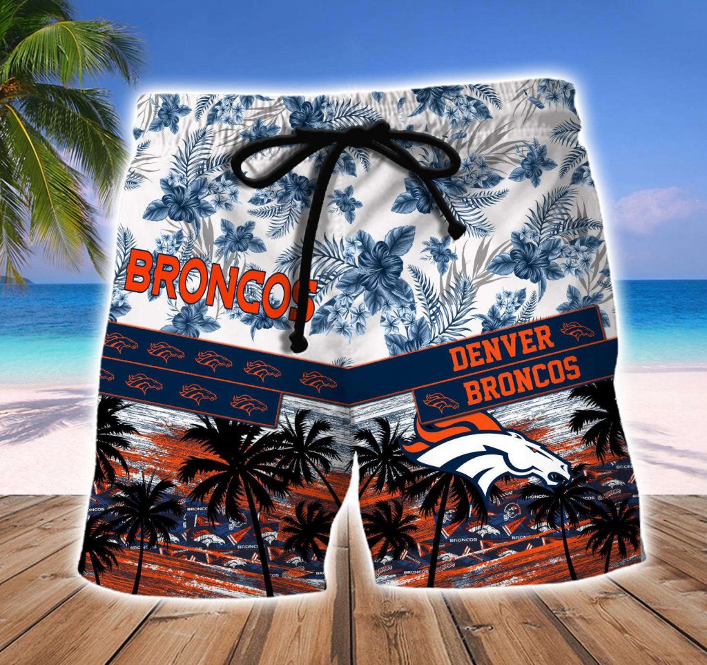 Denver Broncos Hawaiian Shirt And Beach Short 18