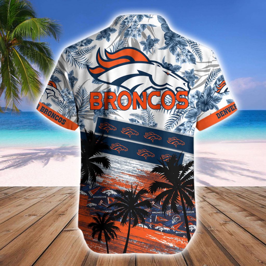 Denver Broncos Hawaiian Shirt And Beach Short 12