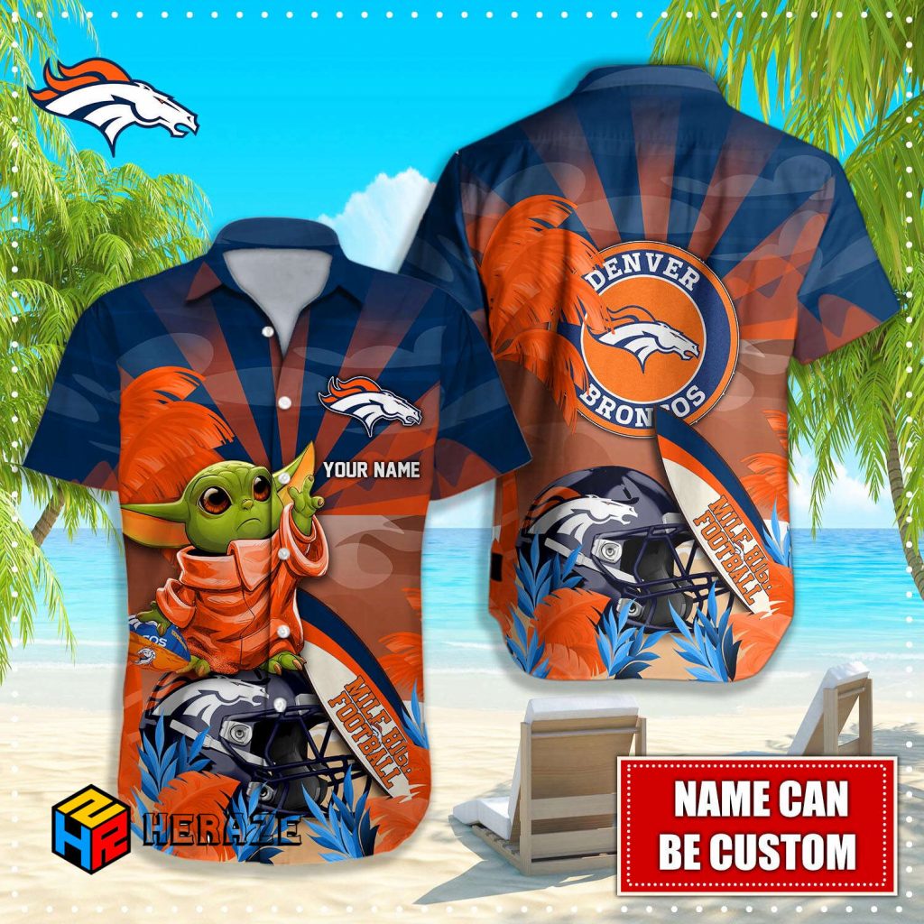 Denver Broncos Nfl Custom Hawaiian Shirt 3