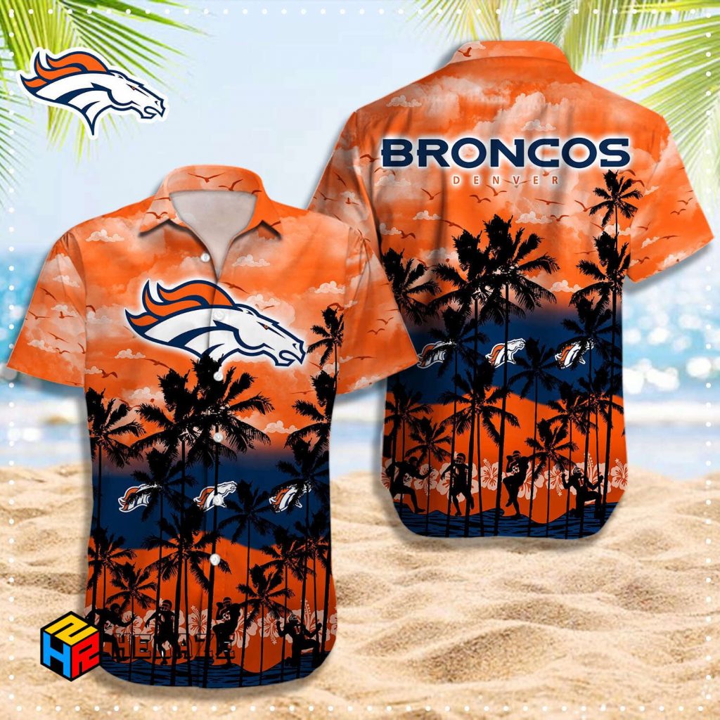 Denver Broncos Nfl Hawaiian Shirt 2