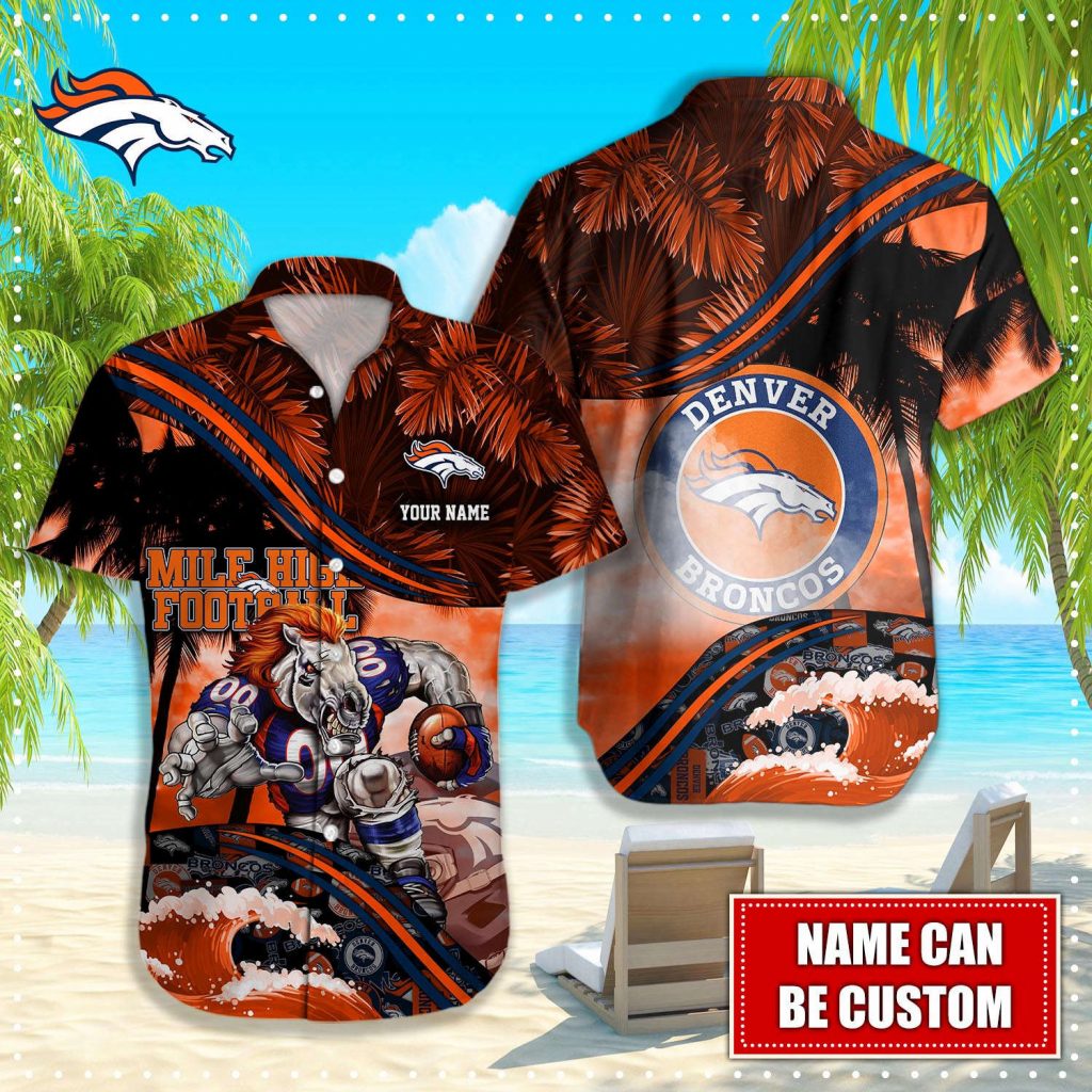 Denver Broncos Nfl-Hawaiian Shirt Custom 2