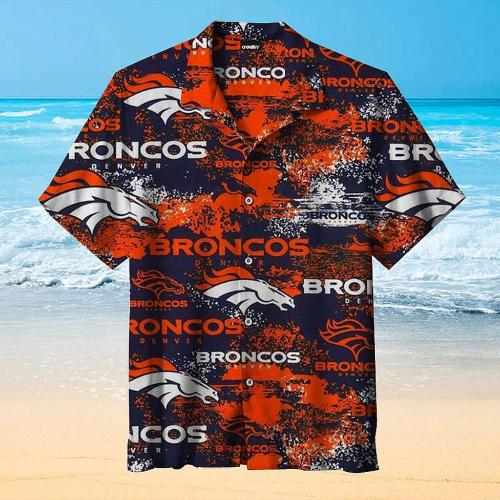 Denver Broncos Rugby Hawaiian Shirt 2