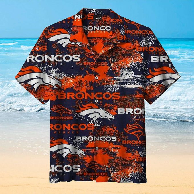 Denver Broncos Rugby Hawaiian Shirt 1