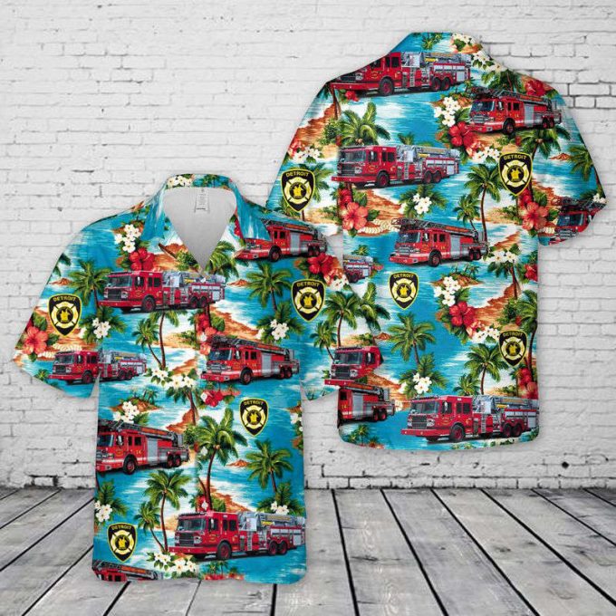 Detroit Fire Department Hawaiian Shirt For Men Women 1