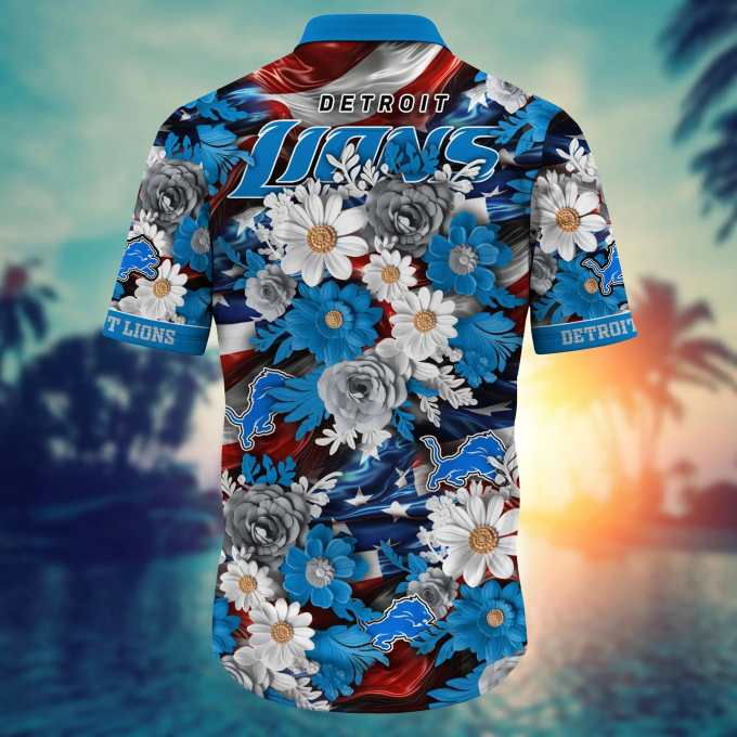 Detroit Lions Nfl Hawaii Shirt Independence Day, Summer Shirts 3