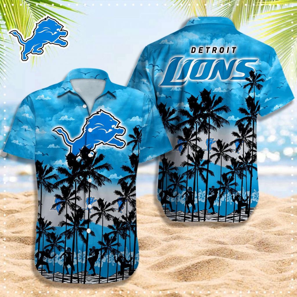 Detroit Lions Nfl-Hawaii Shirt T-48408 2