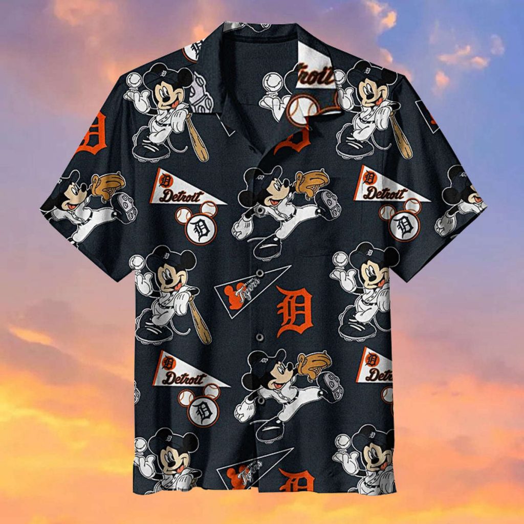 Detroit Tigers Baseball Hawaiian Shirt 2
