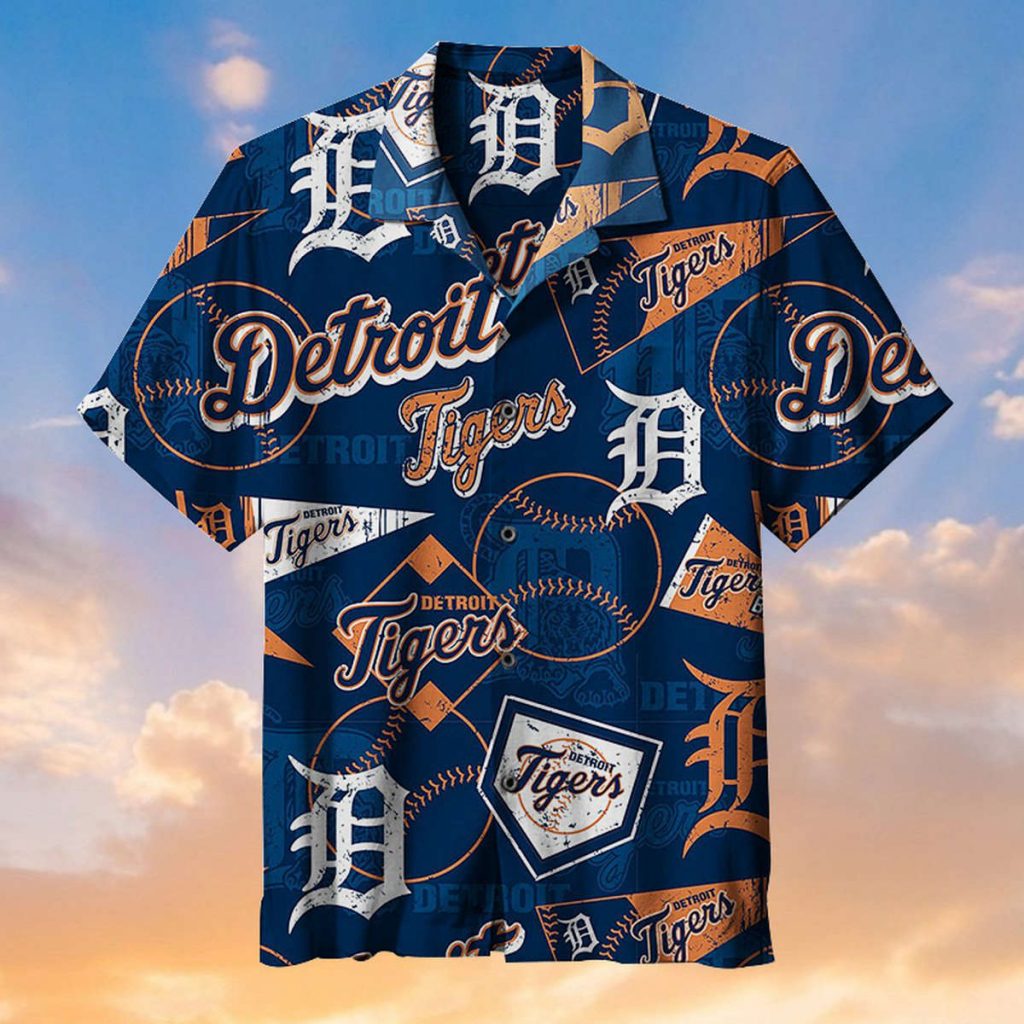 Detroit Tigers Baseball Team Hawaiian Shirts 2