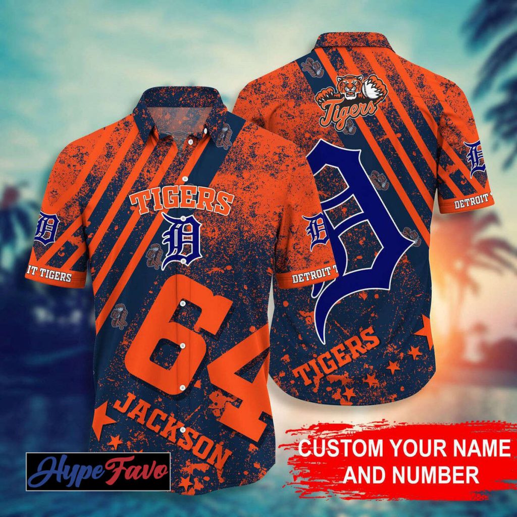 Detroit Tigers Mlb Personalized Hawaiian Shirt 5
