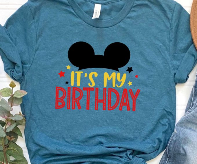 Disney Birthday Shirt: Mickey Mouse Tee For Boys Disneyland &Amp; Disneyworld Celebration 2