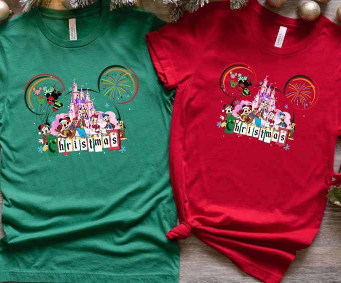 Disney Christmas T-Shirt: Mickey Ears Matching Family Trip Shirts New Year Gift 2