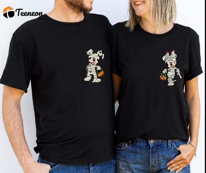 Disney Couples Halloween Shirt: Matching Mickey &Amp;Amp; Minnie Disneyland Shirts His &Amp;Amp; Hers 1