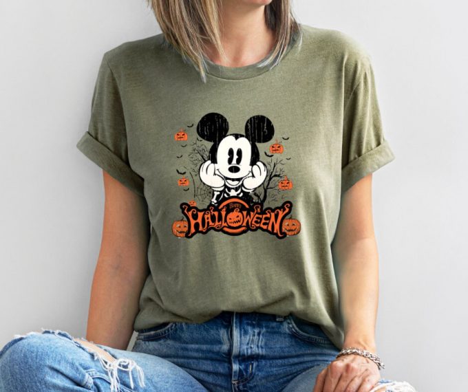 Disney Halloween Pumpkin Shirt Matching Ghost Mickey &Amp; Funny Options 2