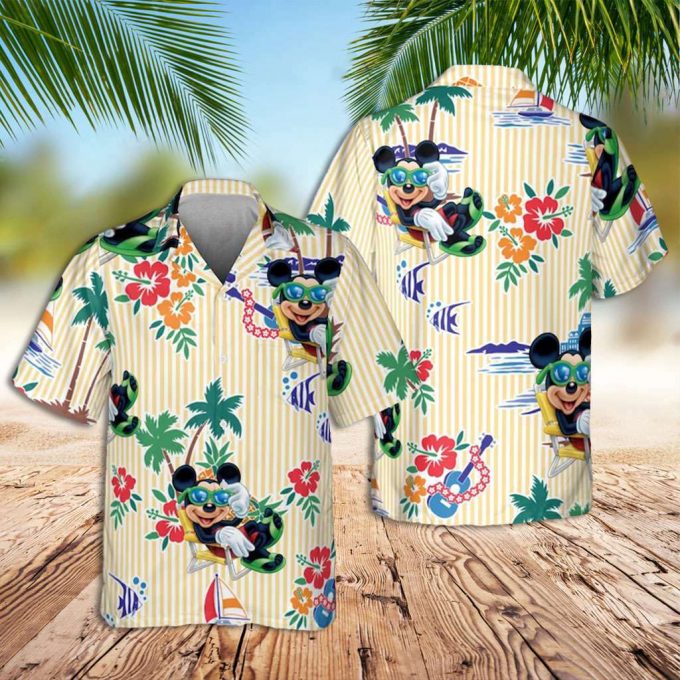 Disney Hawaiian Shirt Funny Mickey Mouse Hawaiian Shirt 1