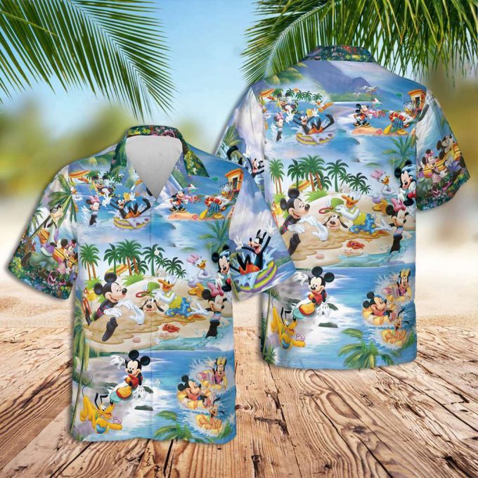 Disney Hawaiian Shirt Mickey And Friend Summer Beach Hawaiian Shirt 1