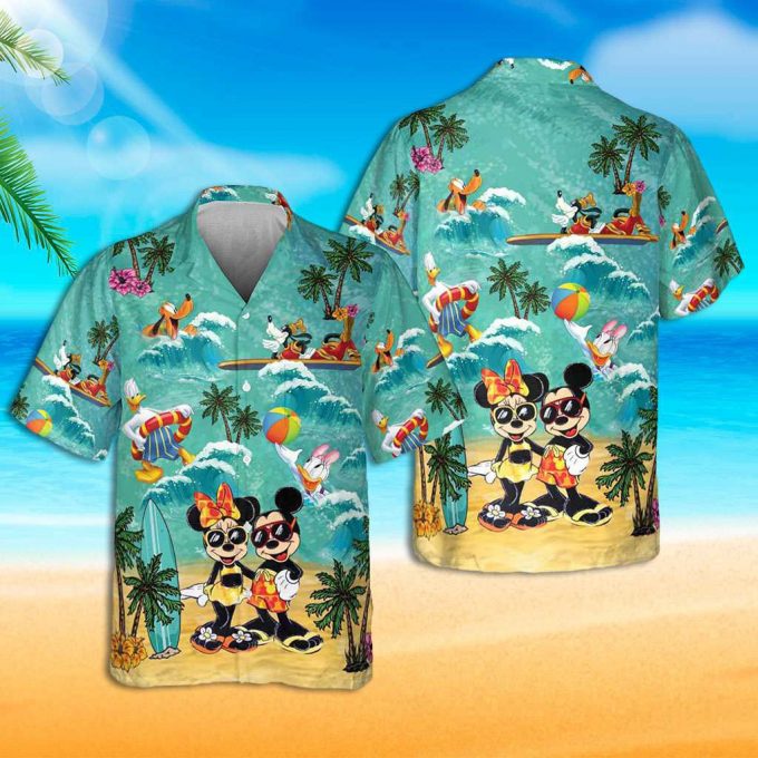 Disney Hawaiian Shirt Mickey And Minnie Hawaiian Shirt 1