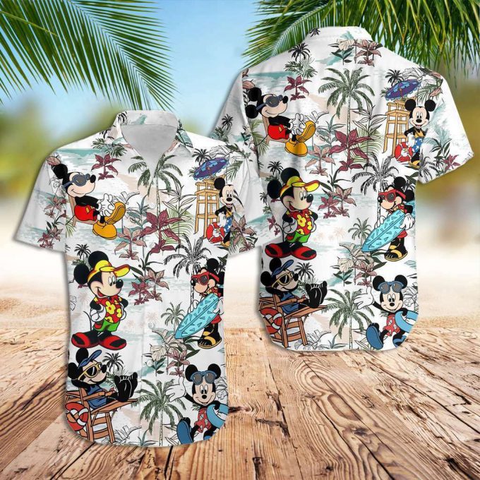 Disney Hawaiian Shirt Mickey Mouse Summer Hawaiian Shirt 1