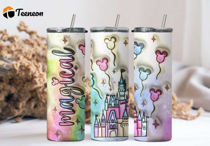 Disney Magical Castle 20 Oz Tumbler 1