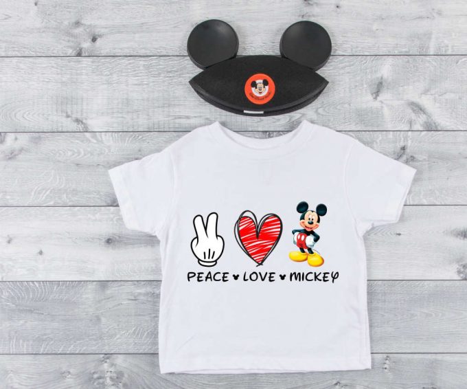 Disney Peace Love Shirts: Mickey &Amp; Friends For Your Memorable Disney Vacation 4