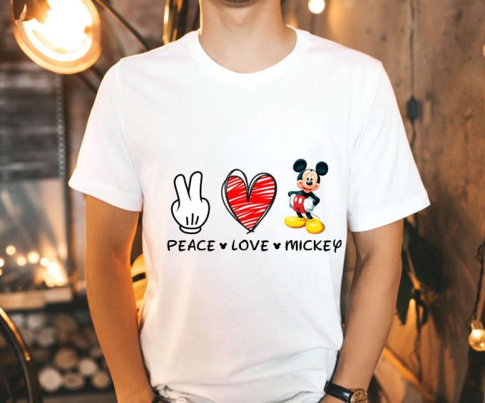Disney Peace Love Shirts: Mickey &Amp; Friends For Your Memorable Disney Vacation 5