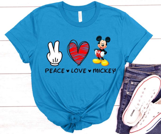 Disney Peace Love Shirts: Mickey &Amp; Friends For Your Memorable Disney Vacation 6