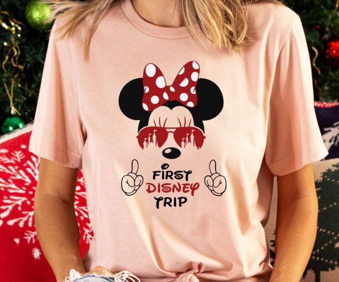 Disney Trip Shirt: Adults &Amp; Kids Matching Family Tees - Minnie &Amp; Mickey - Disney World &Amp; Disneyland 3