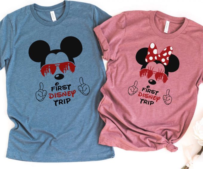 Disney Trip Shirt: Adults &Amp; Kids Matching Family Tees - Minnie &Amp; Mickey - Disney World &Amp; Disneyland 4