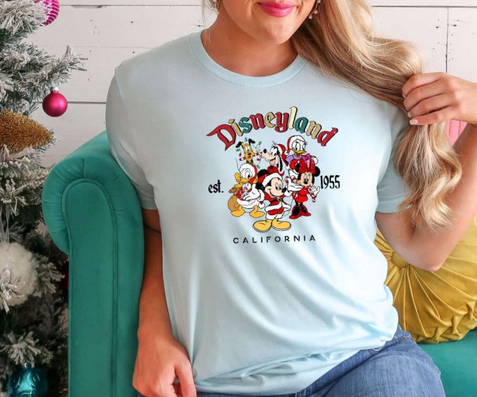 Disneyland Christmas Trip Tshirt: Matching Family Disney Tees California Holiday Gift - Mickey &Amp; Friends 3