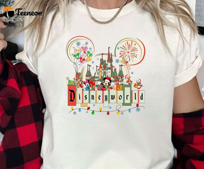 Disneyworld Christmas Trip Tshirt: Matching Family Tees &Amp;Amp; Mickey Ears - Perfect Christmas Gift! 1