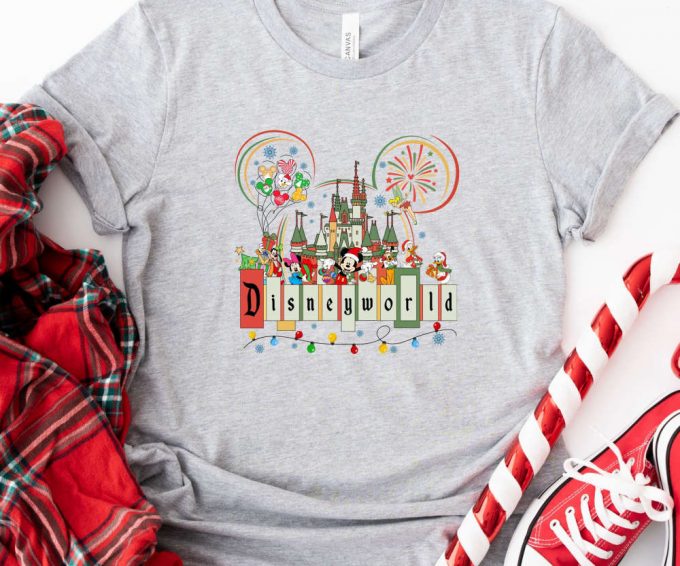 Disneyworld Christmas Trip Tshirt: Matching Family Tees &Amp; Mickey Ears - Perfect Christmas Gift! 2