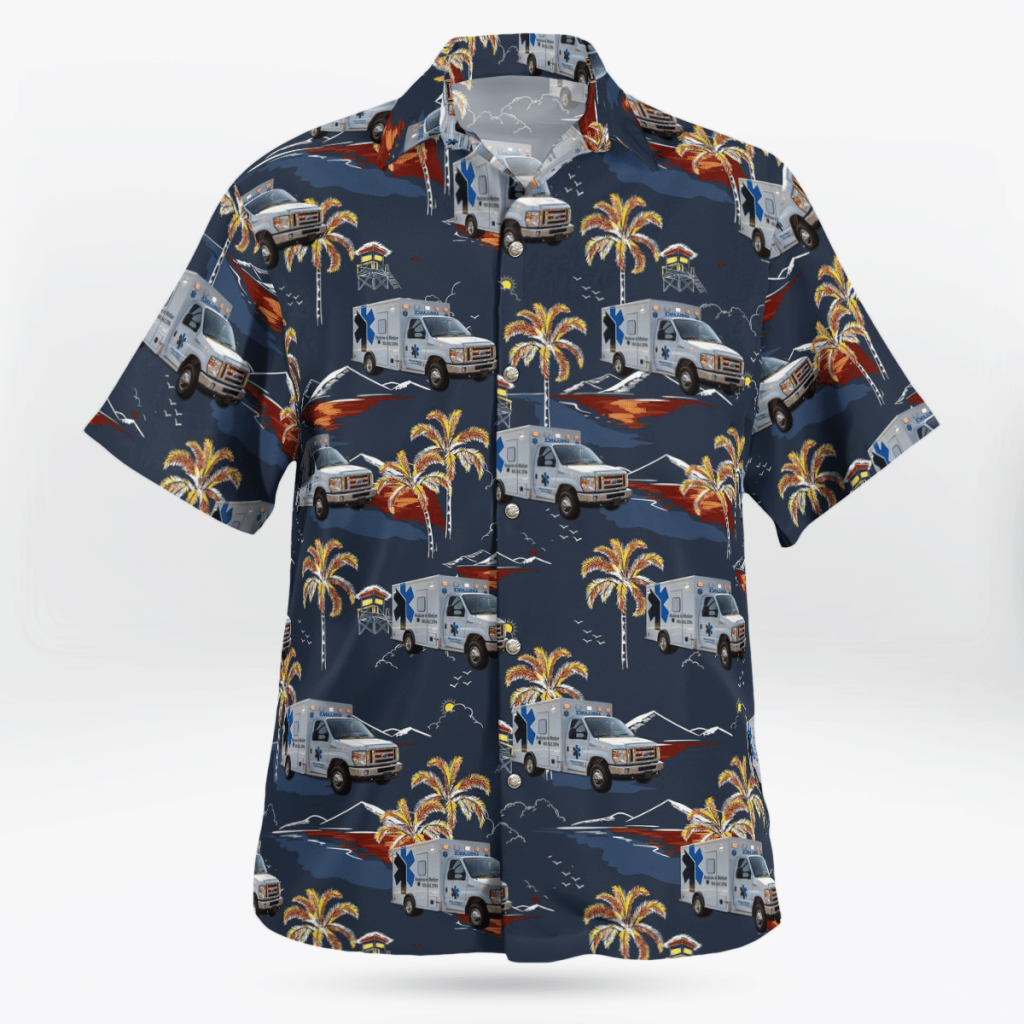 Gifts 2024Gifts 2024 Cleveland, Ohio, Midwest Medical Transport Company Hawaiian Shirt 7