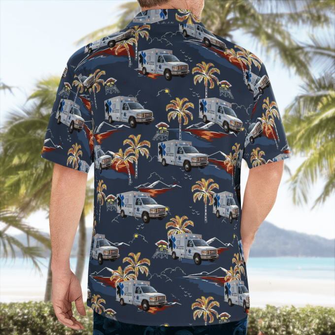 Gifts 2024Gifts 2024 Cleveland, Ohio, Midwest Medical Transport Company Hawaiian Shirt 4