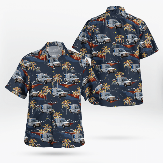 Gifts 2024Gifts 2024 Cleveland, Ohio, Midwest Medical Transport Company Hawaiian Shirt 1